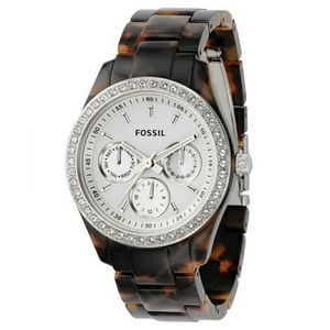 Fossil Stella Tortoise White / Pave Watch - ES2456